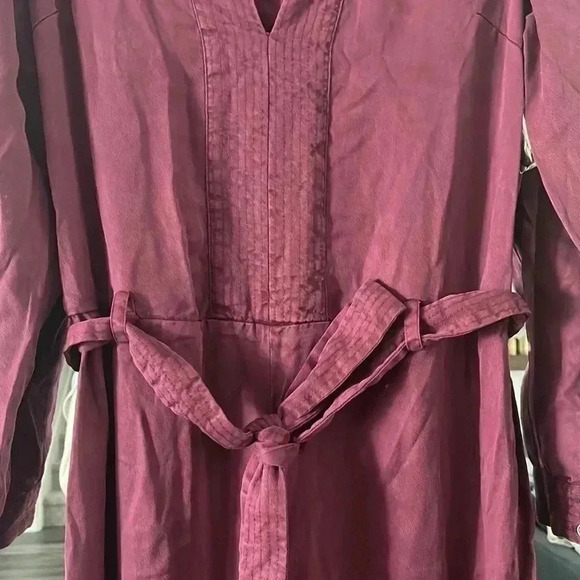 NWOT FREE PEOPLE BURGUNDY JUMPSUIT/BOILERSUIT - Picture 4 of 5